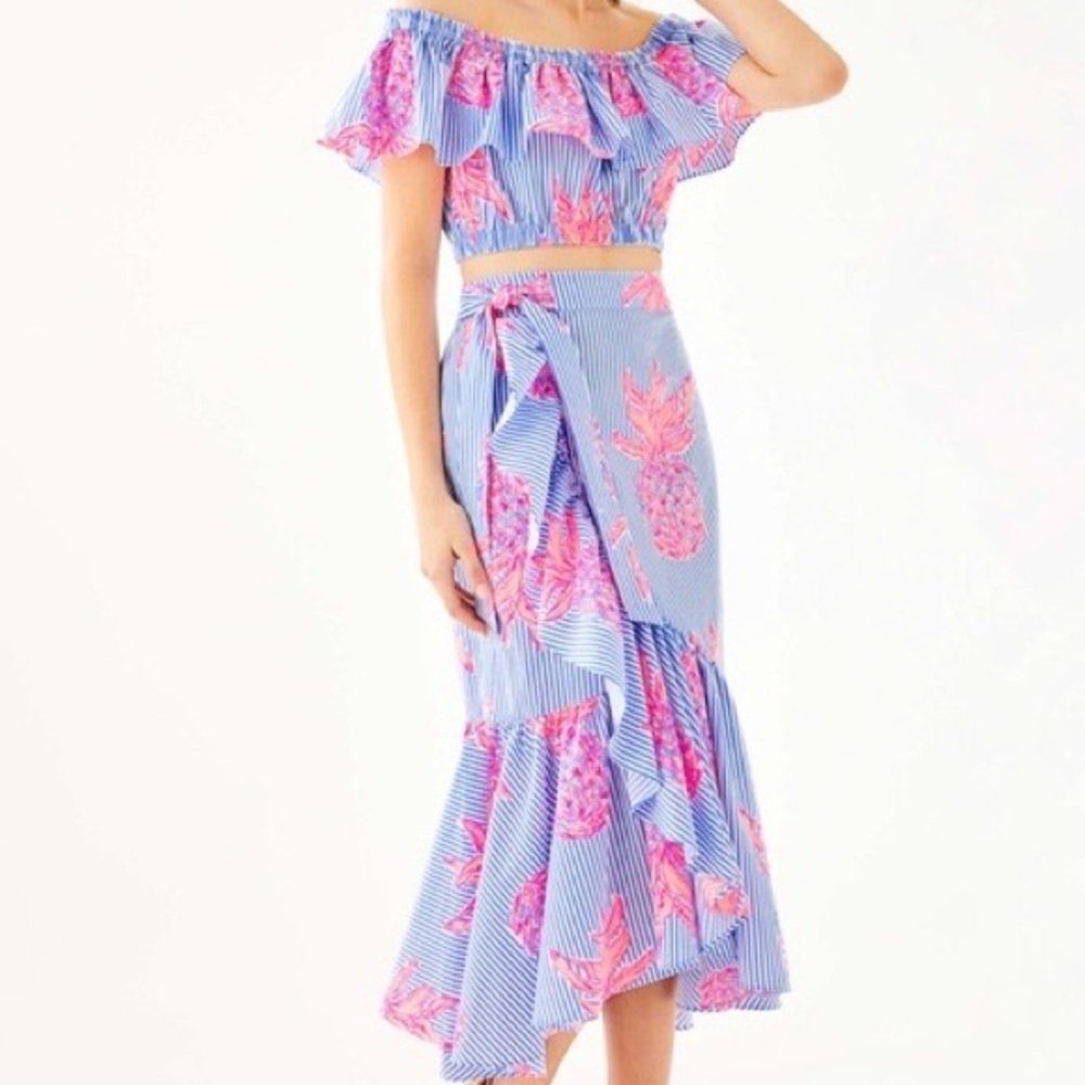 HTF NWOT Lilly Pulitzer Larissa Rum Swizzle dress in size 10